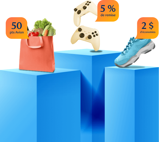 150 points Avion. Remise en argent de 3 %. 2 $ d'économisez.