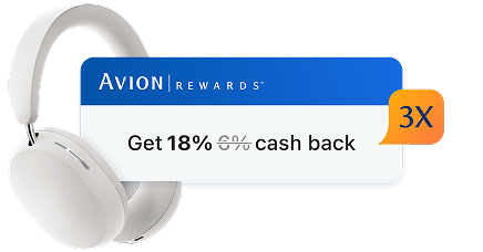 Get 18% cash back